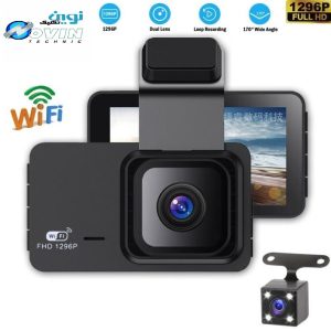 دوربین ثبت وقایع Black Box وای فای دار مجهز به دو دوربین