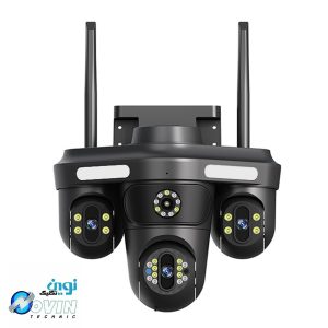 دوربین مینی اسپید دام خورشیدی 3 لنز سیم کارتی اوکم مدل O-Kam QQ871-WP-4G-AS-T