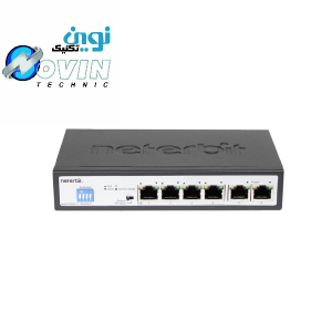 سوئیچ 6 پورت نتربیت مدل NGS-F1006P-A