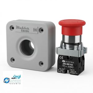 شستی توقف اضطراری قارچی (Emergency Stop)