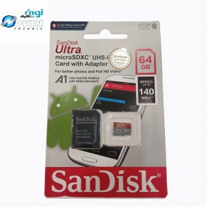 کارت حافظه میکرو SD ظرفیت 64 گیگابایت سن دیسک